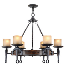 Livex Lighting 4866-67 - 6 Light Olde Bronze Chandelier