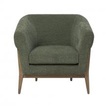 Varaluz 515CH32B - Melrose Accent Chair - Harvest Oak/Green