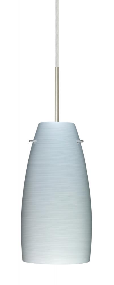 Besa Tao 10 Pendant Satin Nickel Chalk 1x100W Medium Base