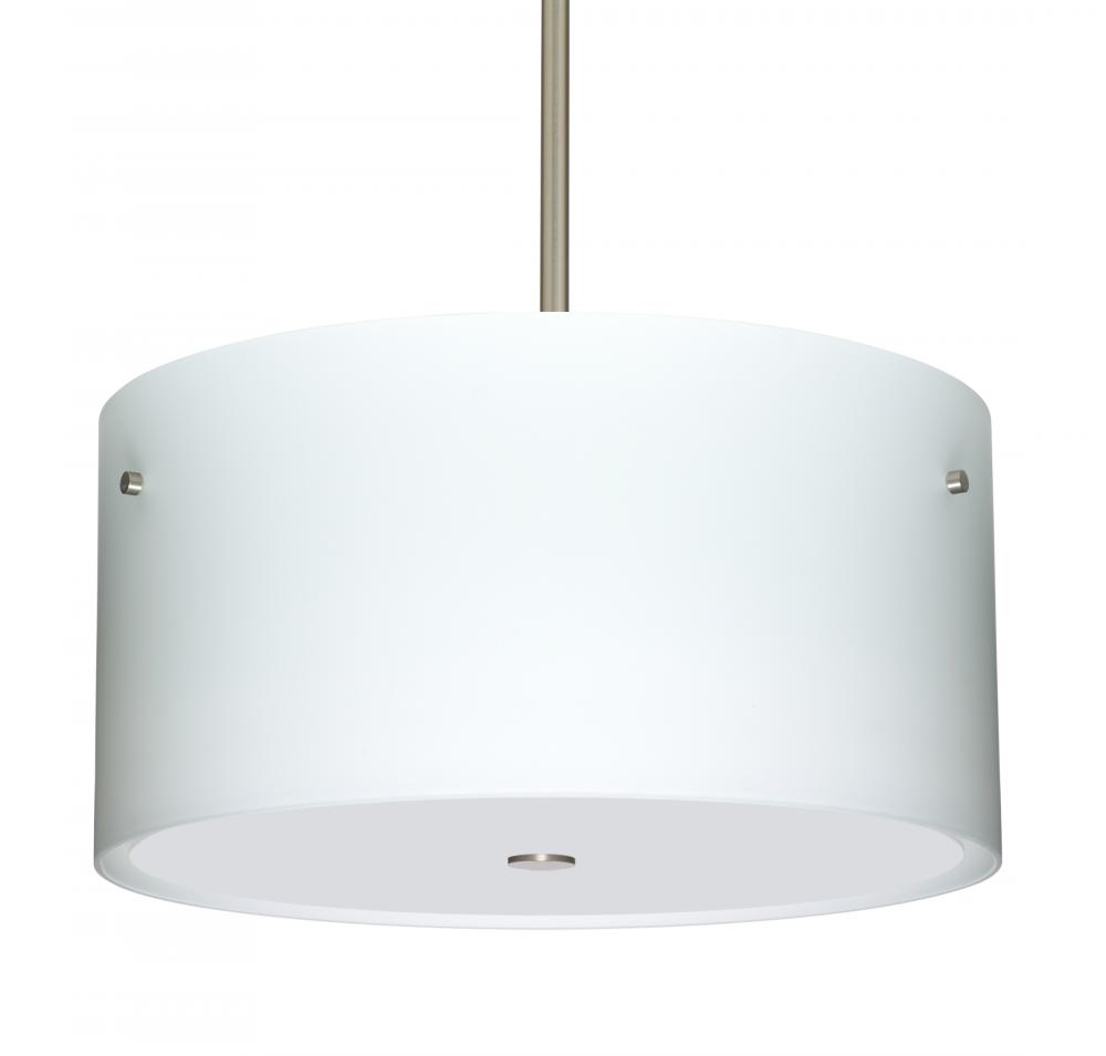 Besa Tamburo 16 Pendant Opal Matte Satin Nickel 3x11W LED