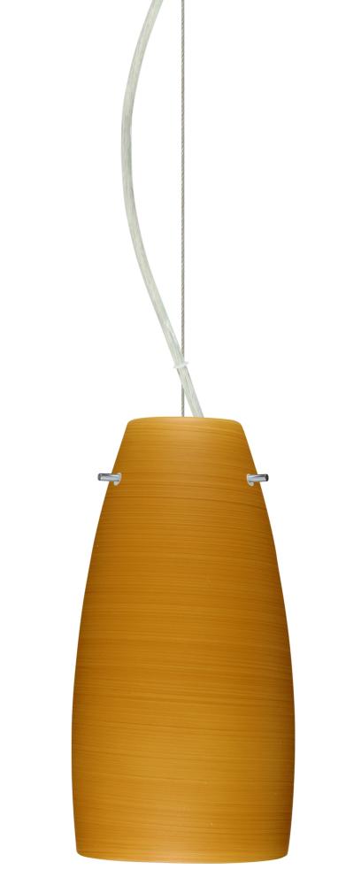 Besa Tao 10 Cable Pendant Oak Satin Nickel 1x75W Medium Base