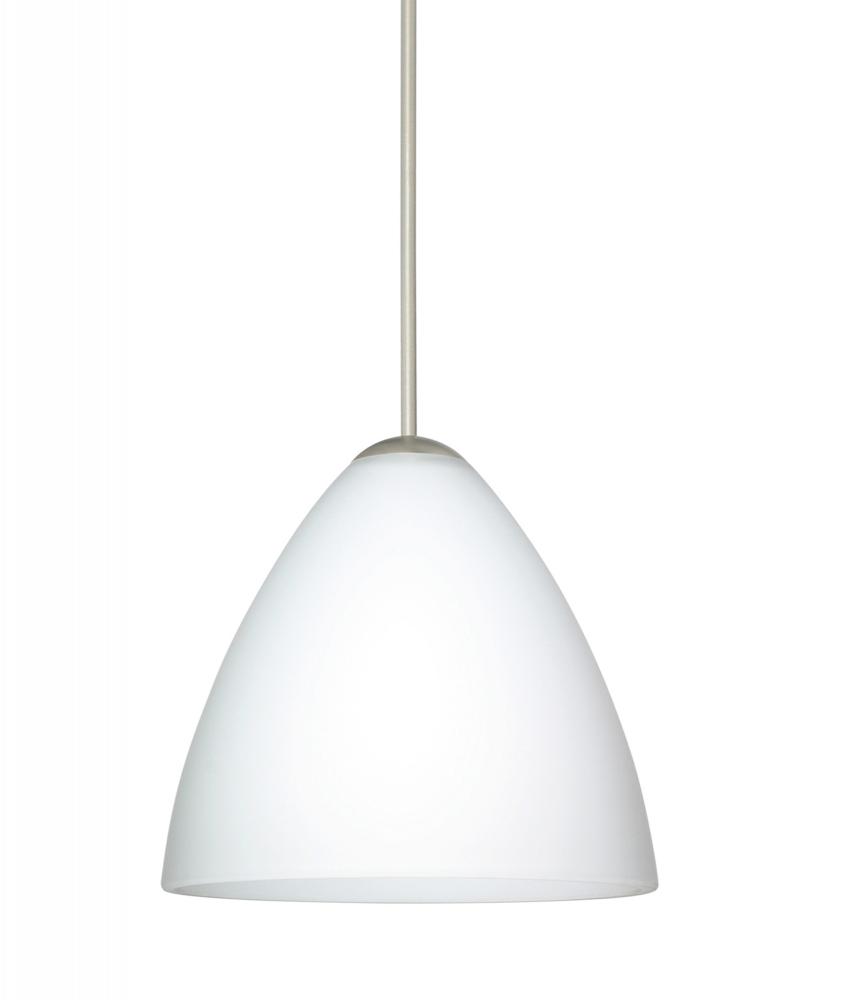 Besa Pendant Mia Satin Nickel Opal Matte 1x50W Halogen