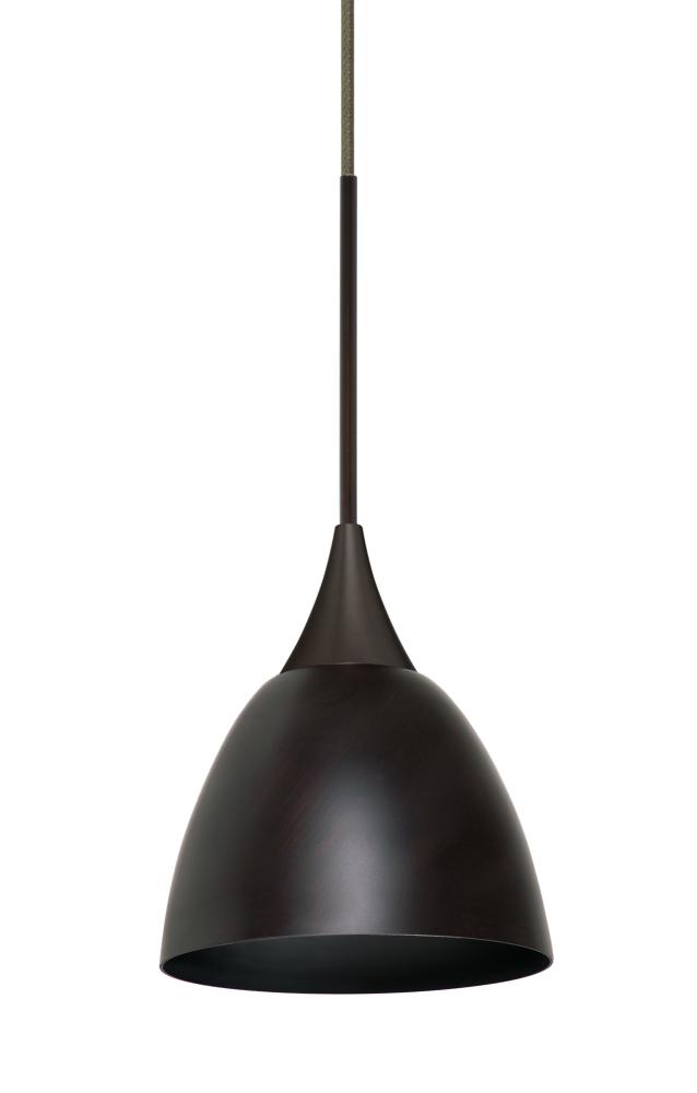 Besa Divi Pendant, Metal Bronze, Bronze, 1x9W LED