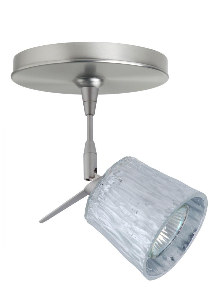 Besa Spotlight Nico 3 Satin Nickel Stone Silver Foil 1x50W Halogen Mr16