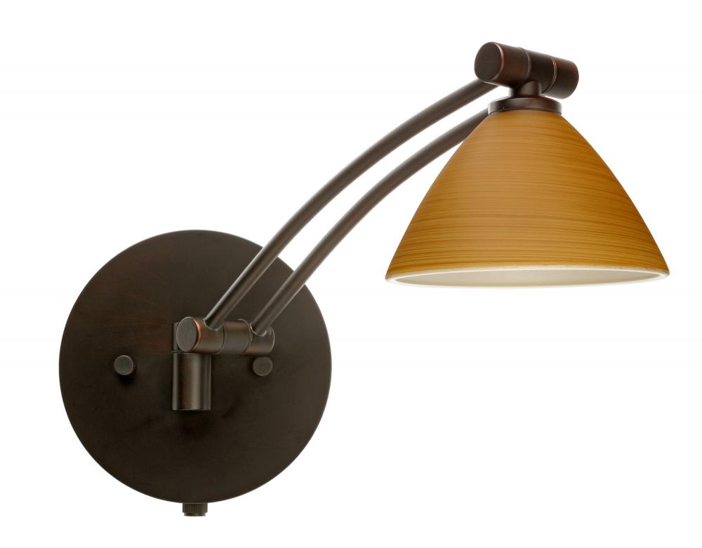 Besa Wall Domi Bronze Oak 1x50W Halogen Gy6.35