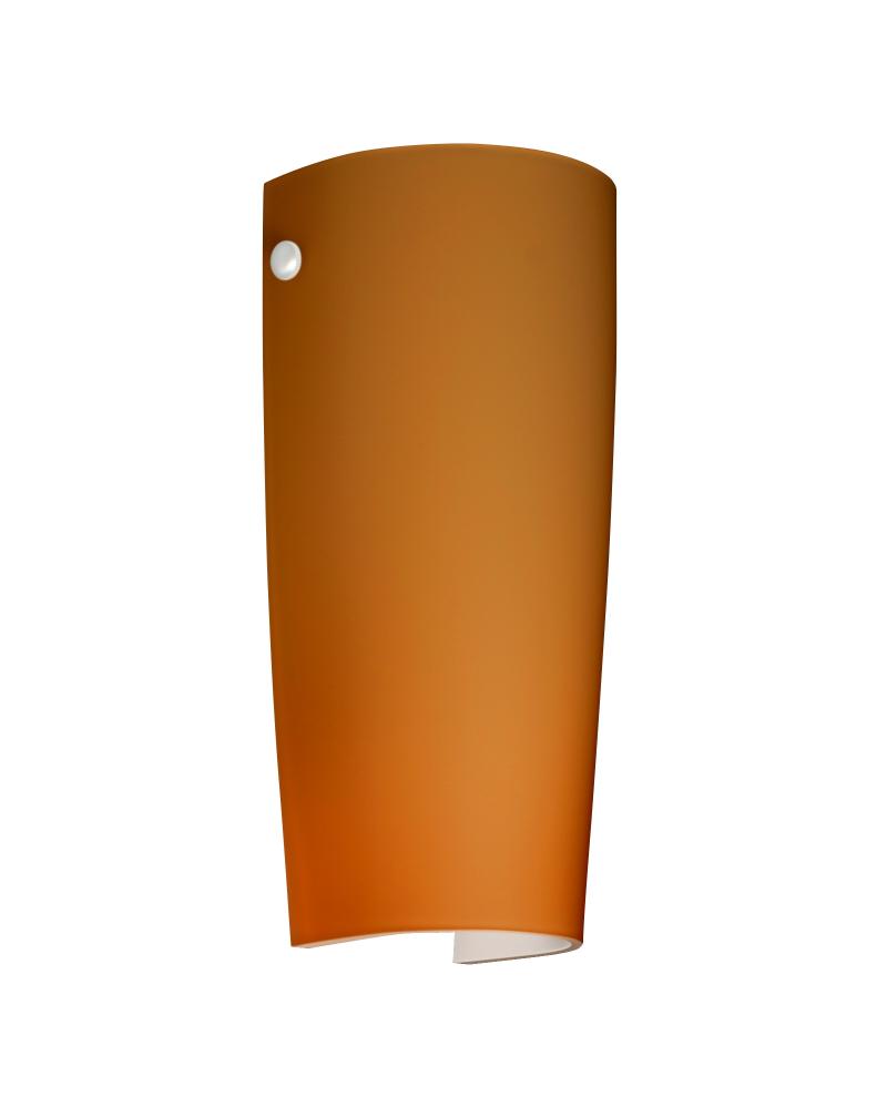 Besa Wall Tomas White Amber Matte 1x75W Medium Base