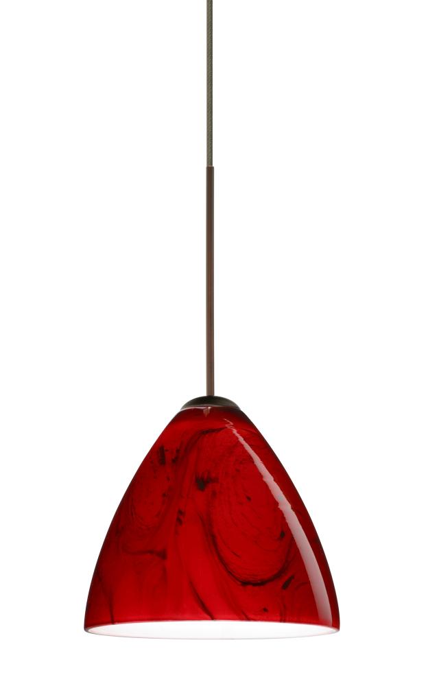 Besa Pendant For Multport Canopy Mia Bronze Magma 1x50W Halogen