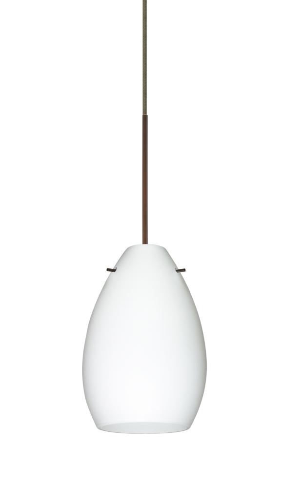 Besa Pendant Pera 6 Bronze Opal Matte 1x50W Halogen