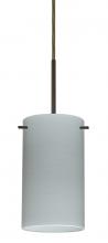 Besa Lighting 1BC-4404KR-LED-BR - Besa Stilo 7 LED Pendant Chalk Bronze 1x9W LED