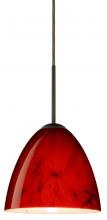 Besa Lighting 1JC-4470MA-BR - Besa Vila Pendant Bronze Magma 1x60W Medium Base