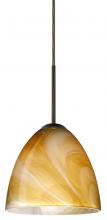 Besa Lighting 1JT-4470HN-BR - Besa Vila Pendant Bronze Honey 1x60W Medium Base