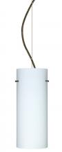 Besa Lighting 1KX-412307-LED-BR - Besa Stilo 10 LED Cable Pendant Opal Matte Bronze 1x9W LED