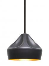 Besa Lighting 1TT-LOTUS-BR - Besa Lotus Stem Pendant, Bronze Finish, 1x60W Medium Base