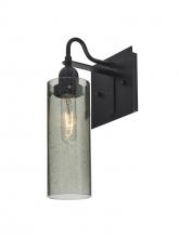 Besa Lighting 1WG-JUNI10MS-BK - Besa Juni 10 Wall, Moss Bubble, Black Finish, 1x60W Medium Base