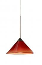 Besa Lighting 1XC-117681-LED-BR - Besa Pendant Kona Bronze Sunset 1x5W LED