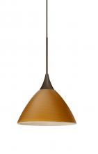  1XT-1743OK-LED-BR - Besa Pendant Domi Bronze Oak 1x6W LED