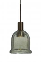 Besa Lighting 1XT-KIBAMS-LED-BR - Besa, Kiba Cord Pendant, Moss Bubble, Bronze Finish, 1x3W LED