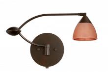 Besa Lighting 1WU-1758CF-BR - Besa Wall Divi Bronze Copper Foil 1x50W Mr16