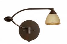 Besa Lighting 1WU-1758GF-BR - Besa Wall Divi Bronze Gold Foil 1x50W Mr16