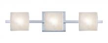 Besa Lighting 3WS-7873GL-LED-CR - Besa Wall Paolo Chrome Glitter 3x50W G9