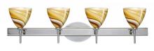 Besa Lighting 4SW-1779HN-CR - Besa Wall Mia Chrome Honey 4x40W G9