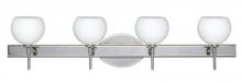 Besa Lighting 4SW-565807-CR - Besa Wall Palla 5 Chrome Opal Matte 4x40W G9