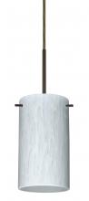 Besa Lighting B-440419-MED-BR - Besa Stilo 7 Pendant For Multiport Canopy Bronze Carrera 1x40W B10 Med