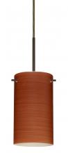 Besa Lighting B-4404CH-MED-BR - Besa Stilo 7 Pendant For Multiport Canopy Bronze Cherry 1x40W B10 Med