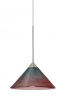 Besa Lighting RXP-117691-SN - Besa Pendant Kona Satin Nickel Bi-Color 1x50W Halogen