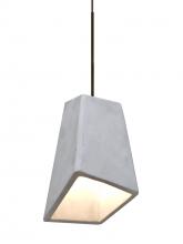 Besa Lighting RXP-SKIPNA-LED-BR - Besa Skip Cord Pendant, Natural, Bronze Finish, 1x9W LED