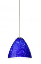 Besa Lighting X-177986-LED-SN - Besa Pendant For Multport Canopy Mia Satin Nickel Blue Cloud 1x5W LED