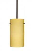 Besa Lighting 1TT-4120VM-BR - Besa Stem Pendant Tondo 12 Bronze Vanilla Matte 1x150W A21