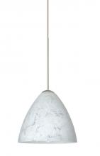 Besa Lighting 1XP-177919-SN - Besa Pendant Mia Satin Nickel Carrera 1x50W Halogen