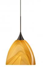 Besa Lighting RXP-7570HN-BR - Besa Pendant Sasha Bronze Honey 1x50W GY6.35