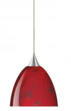 Besa Lighting 1XC-7570MA-LED-SN - BESA PENDANT SASHA SATIN NICKEL MAGMA 1X6W LED