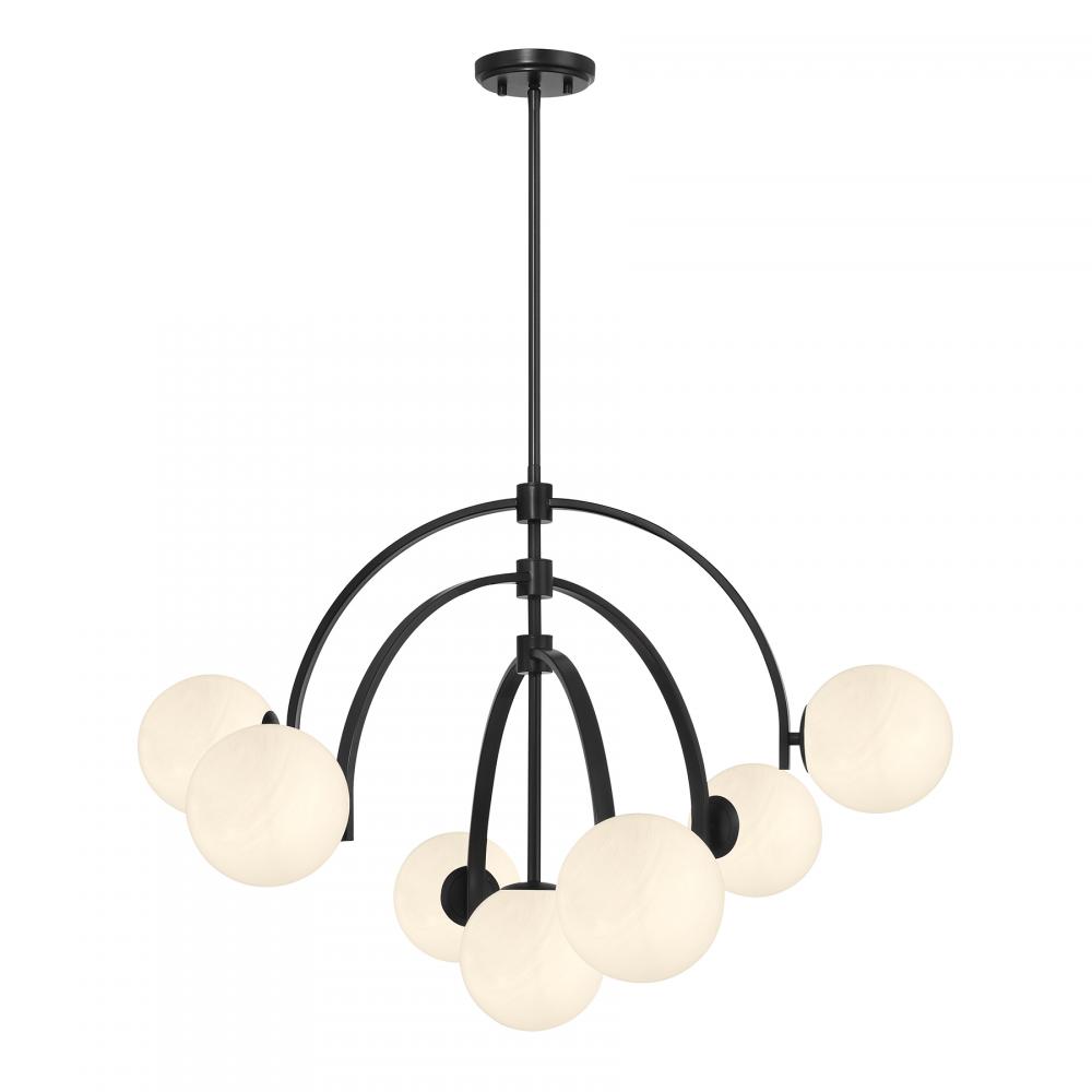 Marias 7-Light Chandelier in Matte Black