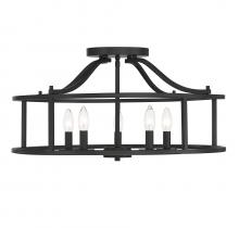 Savoy House 6-1679-5-89 - Stockton 5-Light Ceiling Light in Matte Black