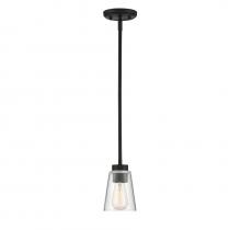 Savoy House 7-1026-1-89 - Calhoun 1-Light Mini-Pendant in Matte Black