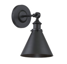 Savoy House 9-0901-1-89 - Glenn 1-Light Adjustable Wall Sconce in Matte Black