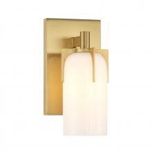 Savoy House 9-4128-1-322 - Caldwell 1-Light Wall Sconce in Warm Brass