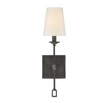 Savoy House 9-9004-1-88 - Lorainne 1-Light Wall Sconce in Oxidized Black