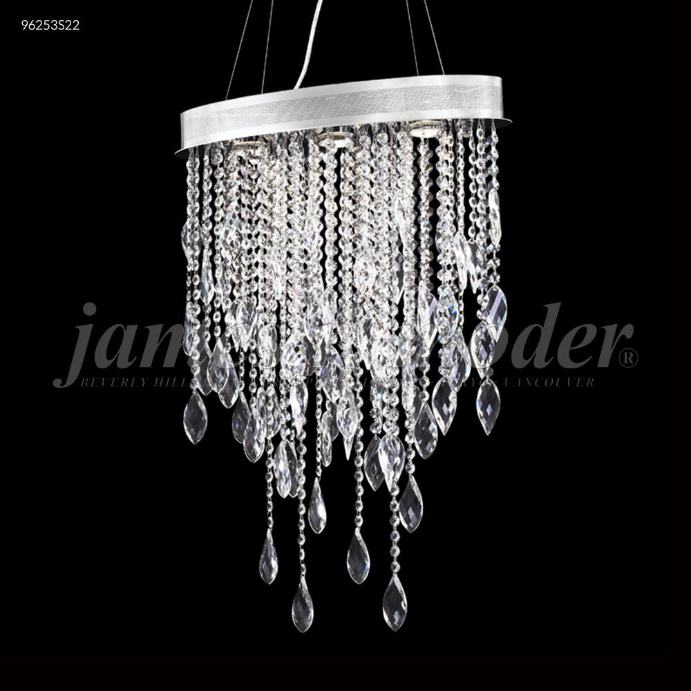 Oval Sculptured Leaf Chandelier