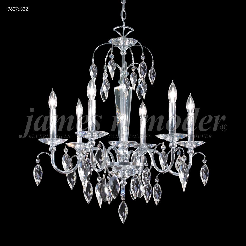 Sculptured Leaf 6 Light Chandelier