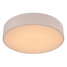 Worldwide Lighting Corp W33561MW20 - Aperture 36-Watt Matte White Finish Integrated LEd Circle Flush Mount Ceiling Light 20 in. Dia x 4 i