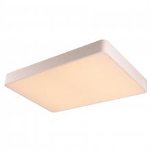 Worldwide Lighting Corp W33567MW36 - Aperture 72-Watt Matte White Finish Integrated LEd Square Flush Mount Ceiling Light 36 in. L x 36 in