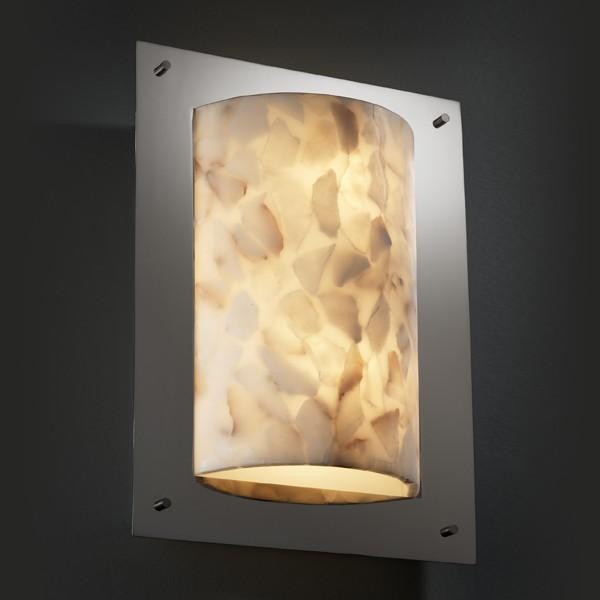 Framed Rectangle 4-Sided Wall Sconce (ADA)