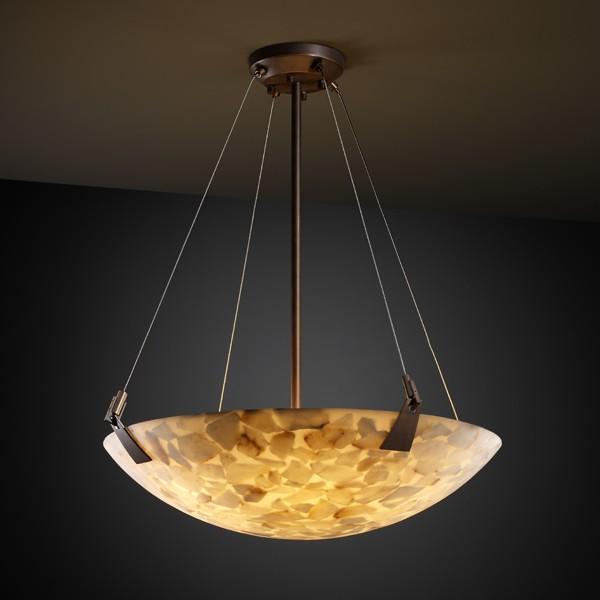 48" Pendant Bowl w/ Tapered Clips