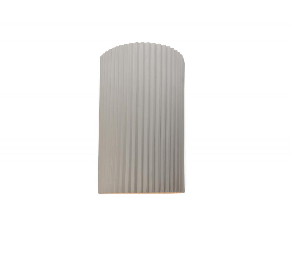 Small ADA Pleated Cylinder Wall Sconce