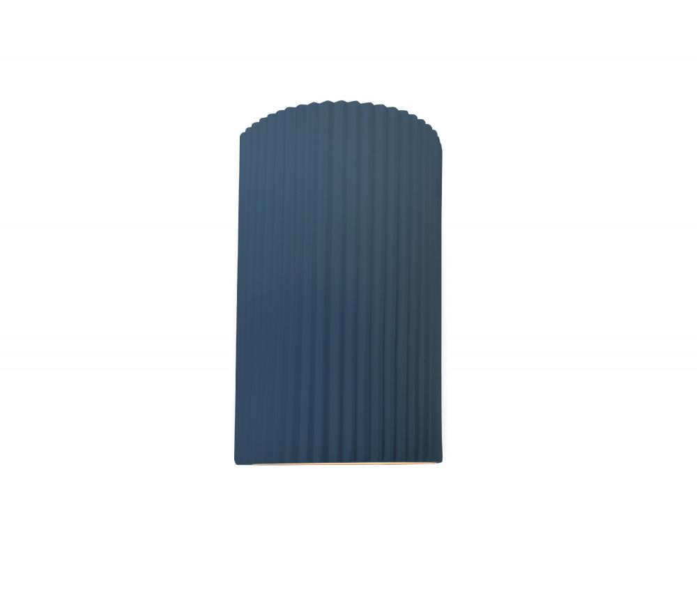 Small ADA LED Pleated Cylinder (Outdoor)