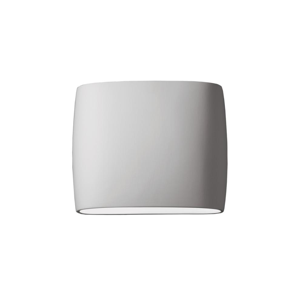 Wide ADA Oval Wall Sconce - Closed Top